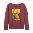 thumbnail image 1 of Garfield - Coffee - Women's Lightweight French Terry Long Sleeve Shirt, 1 of 5