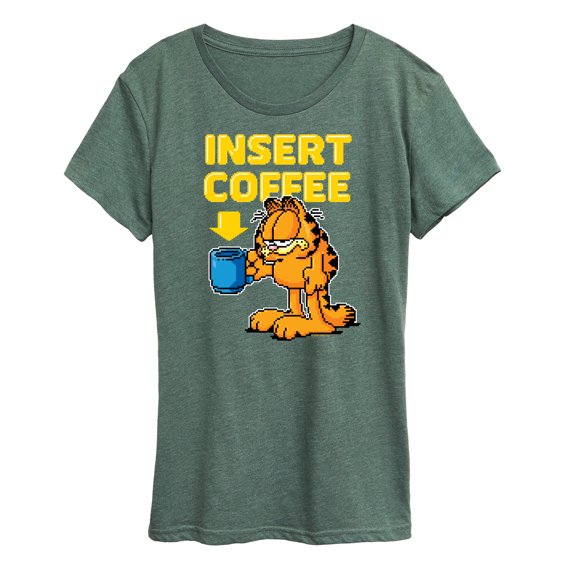 Garfield - Coffee - Women's Short Sleeve Graphic T-Shirt