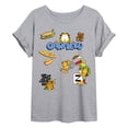 thumbnail image 1 of Garfield - Collage - Juniors Oversized Graphic T-Shirt, 1 of 4