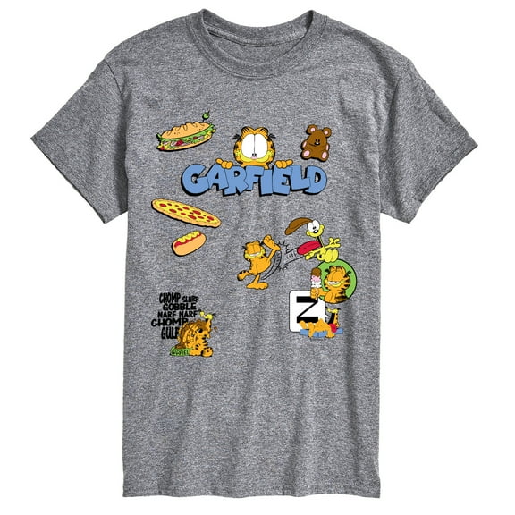 Garfield - Collage - Men's Short Sleeve Graphic T-Shirt