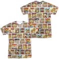 thumbnail image 1 of Garfield Collage Unisex Adult Sublimated Costume T Shirt (Front/Back), 3X-Large Multicolor, 1 of 2