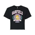 thumbnail image 1 of Garfield - Collegiate - Juniors Cropped Cotton Blend T-Shirt, 1 of 5