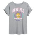 thumbnail image 1 of Garfield - Collegiate - Juniors Ideal Flowy Muscle T-Shirt, 1 of 5