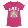 thumbnail image 1 of Garfield - Collegiate - Toddler And Youth Girls Short Sleeve Graphic T-Shirt, 1 of 1