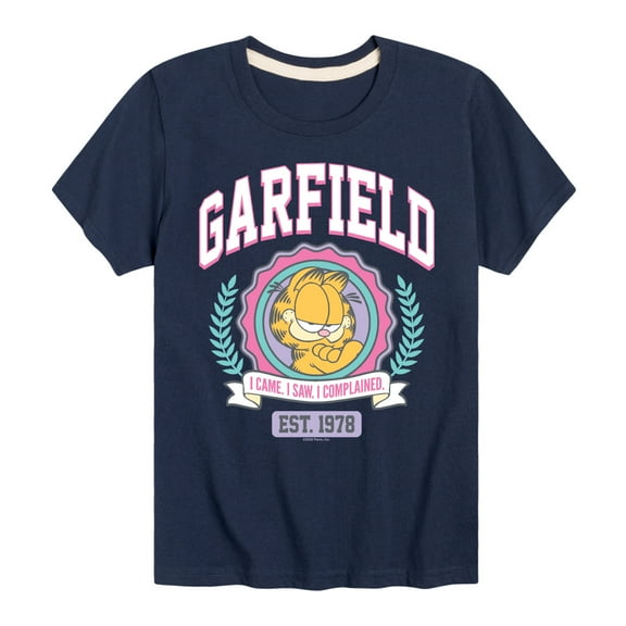 Garfield - Collegiate - Toddler And Youth Short Sleeve Graphic T-Shirt