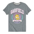 thumbnail image 1 of Garfield - Collegiate - Toddler And Youth Short Sleeve Graphic T-Shirt, 1 of 5