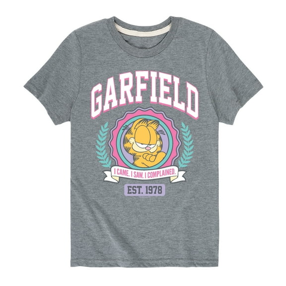Garfield - Collegiate - Toddler And Youth Short Sleeve Graphic T-Shirt