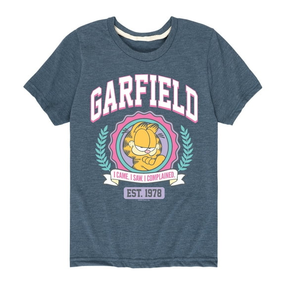 Garfield - Collegiate - Toddler And Youth Short Sleeve Graphic T-Shirt