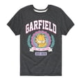 thumbnail image 1 of Garfield - Collegiate - Toddler And Youth Short Sleeve Graphic T-Shirt, 1 of 5