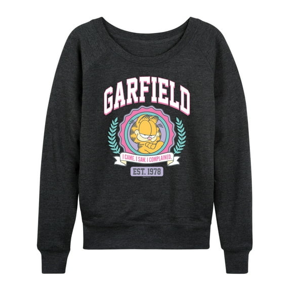 Garfield - Collegiate - Women's Lightweight French Terry Long Sleeve Shirt