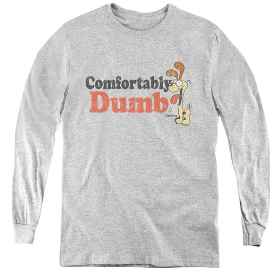 Garfield - Comfortably Dumb - Youth Long Sleeve Shirt - Medium