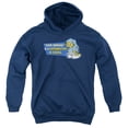 thumbnail image 1 of Garfield Contradicition In Terms Youth Pullover Hoodie Sweatshirt Navy, 1 of 1