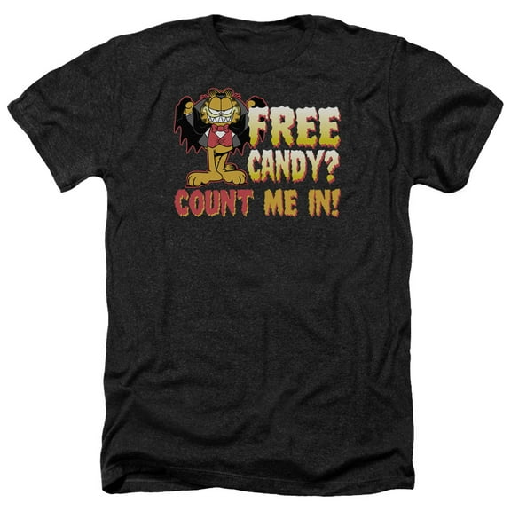 Garfield - Count Me In - Heather Short Sleeve Shirt - Small