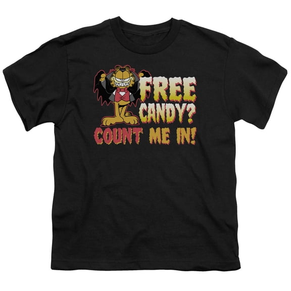 Garfield - Count Me In - Youth Short Sleeve Shirt - X-Large
