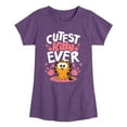thumbnail image 1 of Garfield - Cutest Kitty Ever - Toddler & Youth Girls Short Sleeve Graphic T-Shirt, 1 of 5