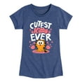 thumbnail image 1 of Garfield - Cutest Kitty Ever - Toddler & Youth Girls Short Sleeve Graphic T-Shirt, 1 of 5