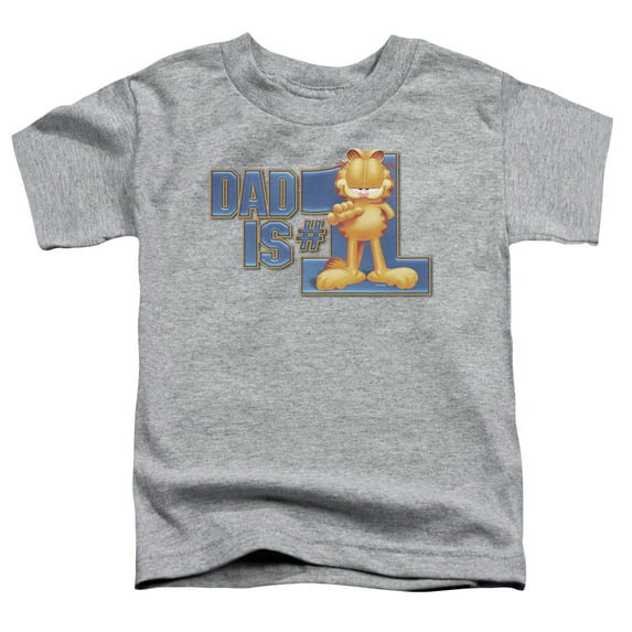 Garfield - Dad Is Number One - Toddler Short Sleeve Shirt - 3T