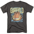 thumbnail image 1 of Garfield Distressed Rad Garfield Unisex Adult T Shirt (2X-Large) Charcoal, 1 of 6