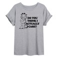 thumbnail image 1 of Garfield - Do You Think I Actually Care - Women's Oversized T-Shirt, 1 of 5