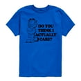 thumbnail image 1 of Garfield - Do You Think I Actually Care - Toddler & Youth Short Sleeve Graphic T-Shirt, 1 of 5