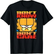 FASHIONABLEWUYI Garfield Don't Know Dont Care T-Shirt