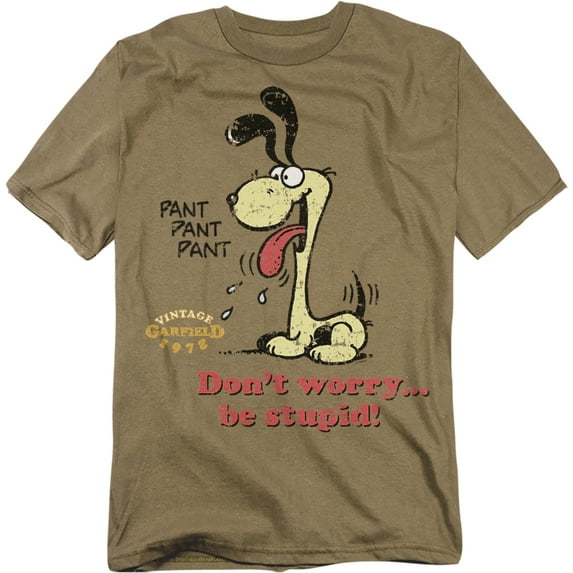 Garfield T-Shirt Dont Worry Be Stupid Unisex Graphic Tee For Men & Women
