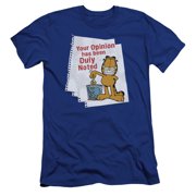 Garfield - Duly Noted - Premium Slim Fit Short Sleeve Shirt - Small