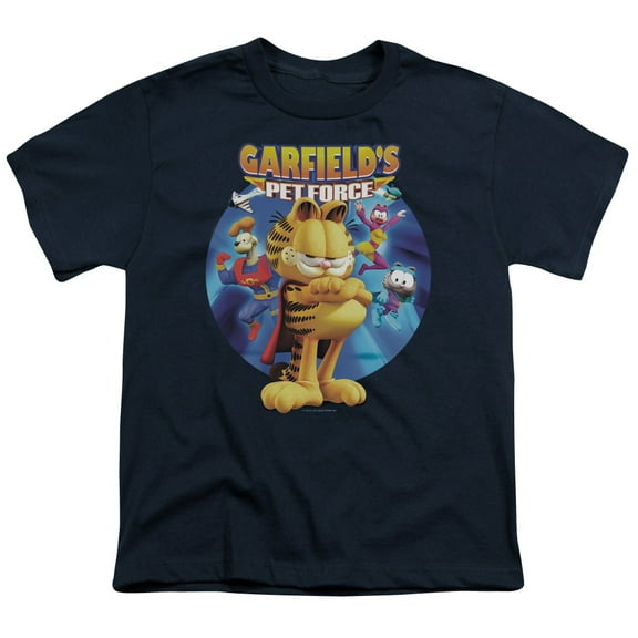 Garfield - Dvd Art - Youth Short Sleeve Shirt - Medium