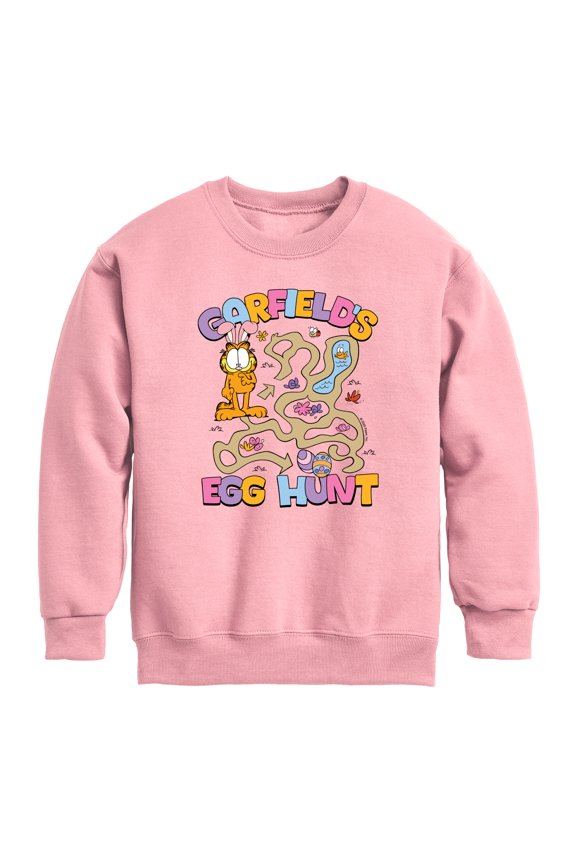 - Egg Hunt - Youth Boys Crew Fleece Sweatshirt