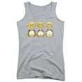 thumbnail image 1 of Garfield Emojis Junior Women's Tank Top   Athletic Heather, 1 of 1