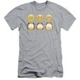 thumbnail image 1 of Garfield Emojis S/S Adult 30/1 T-Shirt Athletic Heather, 1 of 1