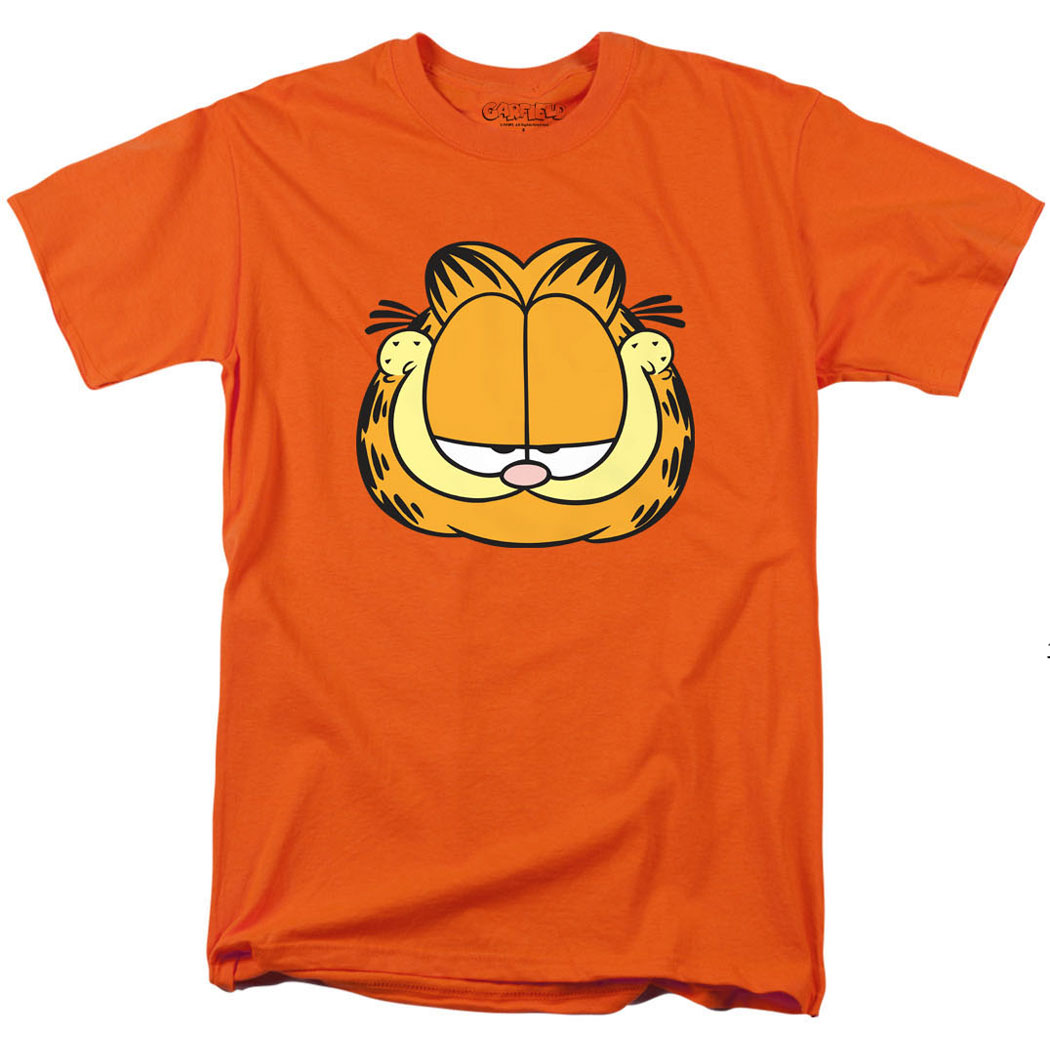 T-Shirt Garfield Donna Vestito Casuale Con Ciambella - Grigio Carbone, Cotone Morbido