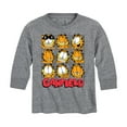thumbnail image 1 of Garfield - Faces Grid - Toddler And Youth Long Sleeve Graphic T-Shirt, 1 of 5
