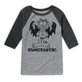 thumbnail image 1 of Garfield - Fangtastic - Toddler And Youth Raglan Graphic T-Shirt, 1 of 4