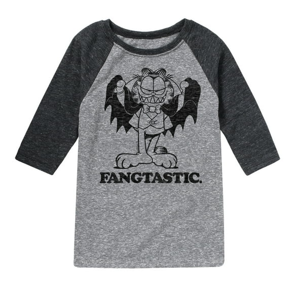 Garfield - Fangtastic - Toddler And Youth Raglan Graphic T-Shirt
