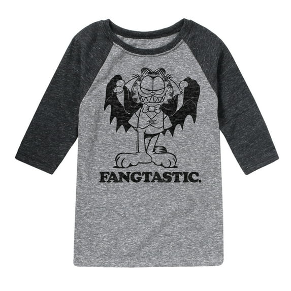 Garfield - Fangtastic - Toddler And Youth Raglan Graphic T-Shirt