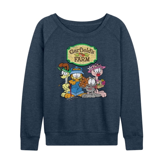 Garfield - Farm Group - Women's Lightweight French Terry Long Sleeve Shirt