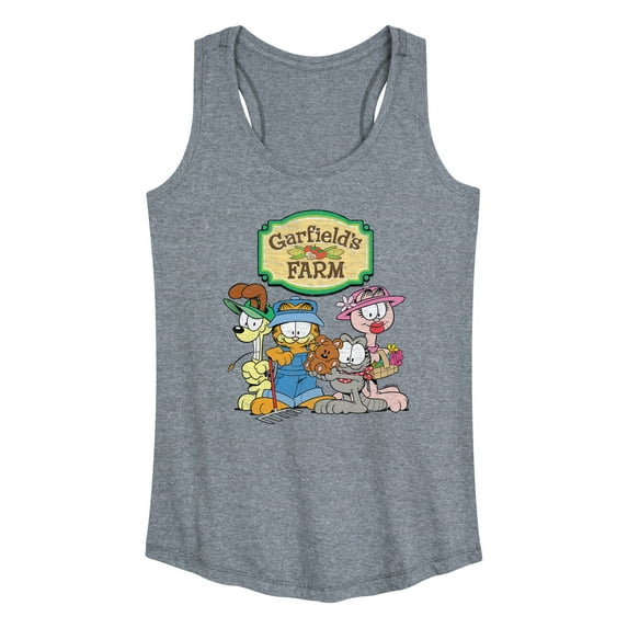 Garfield - Farm Group - Women's Racerback Tank Top