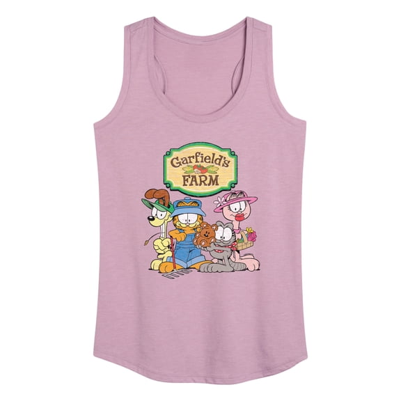 Garfield - Farm Group - Women's Racerback Tank Top