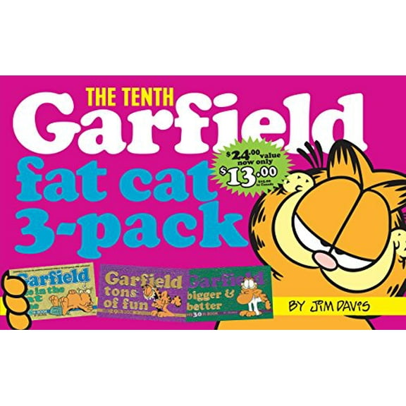 Pre-Owned Garfield Fat Cat 3-Pack #10: Contains: Garfield Life in the Fat Lane (#28); Garfield Tons of Fun (#29); Garfield Bigger and Better (#30)) (Paperback) 0345434587 9780345434586