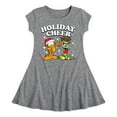 thumbnail image 1 of Garfield - Feliz Navi Dog - Toddler And Youth Girls Fit And Flare Dress, 1 of 1