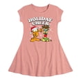 thumbnail image 1 of Garfield - Feliz Navi Dog - Toddler And Youth Girls Fit And Flare Dress, 1 of 1