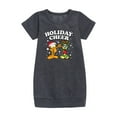 thumbnail image 1 of Garfield - Feliz Navi Dog - Toddler And Youth Girls Fleece Dress, 1 of 4