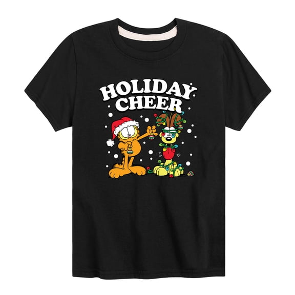 Garfield - Feliz Navi Dog - Toddler And Youth Short Sleeve Graphic T-Shirt