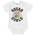 thumbnail image 1 of Garfield Friends Cartoon Squad Goals Romper Boys or Girls Infant Baby Brisco Brands 6M, 1 of 6