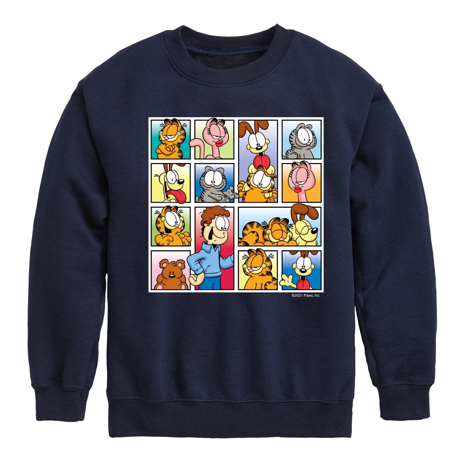 HYBRID APPAREL Garfield Sunglasses Crewneck Sweatshirt – Toddler
