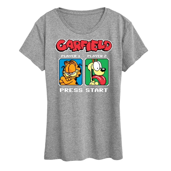 Garfield - Game On - Women's Short Sleeve Graphic T-Shirt