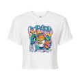 thumbnail image 1 of Garfield - Garf Graffiti - Juniors Cropped Graphic T-Shirt, 1 of 5