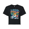 thumbnail image 1 of Garfield - Garf Graffiti - Juniors Cropped Graphic T-Shirt, 1 of 5