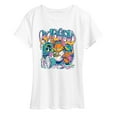 thumbnail image 1 of Garfield - Garf Graffiti - Ladies Short Sleeve Graphic T-Shirt, 1 of 5